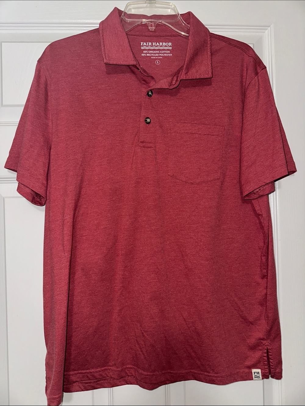 Fair Harbor Men's Red Polo